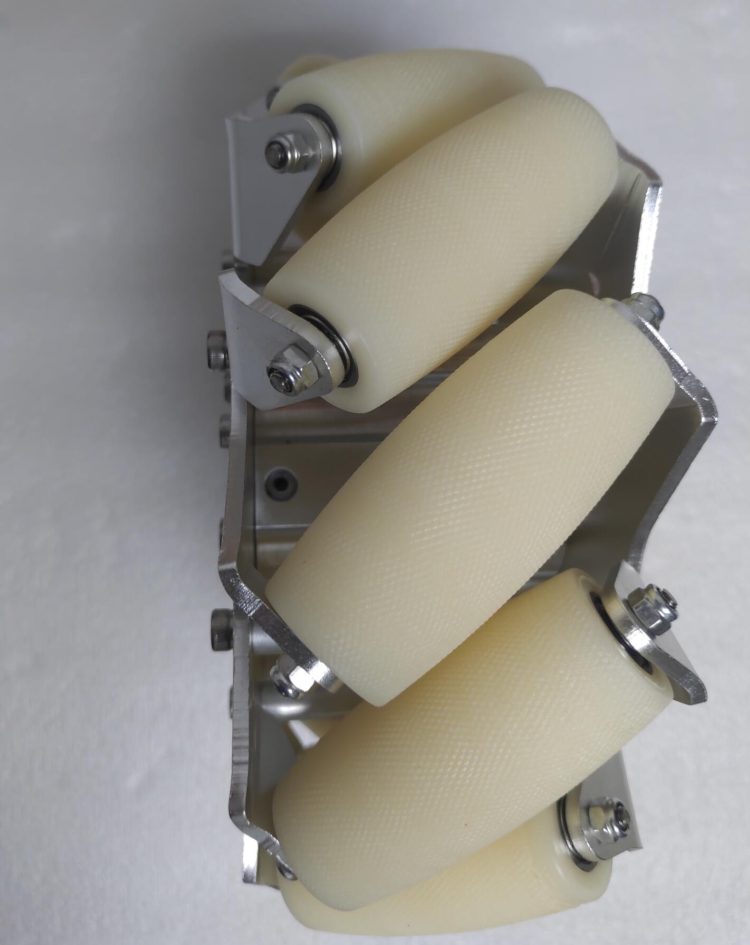 203mm Aluminum Mecanum Wheel with Right Bearing Rollers - 14128R - Image 2
