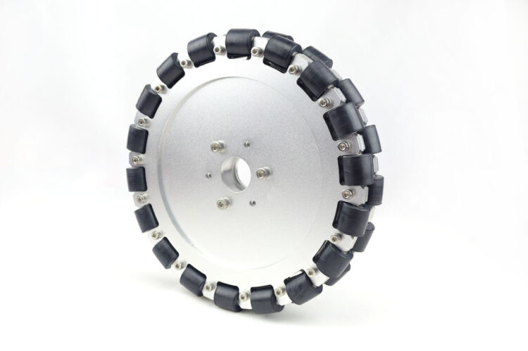 Double Aluminum Omni Wheel With Bearing Rollers - 14125 - Image 3